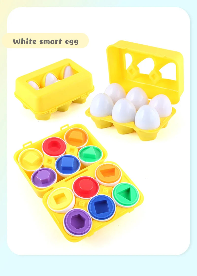 Montessori Eieren Schroef Puzzel - 3D Educatief Speelgoed Peuters