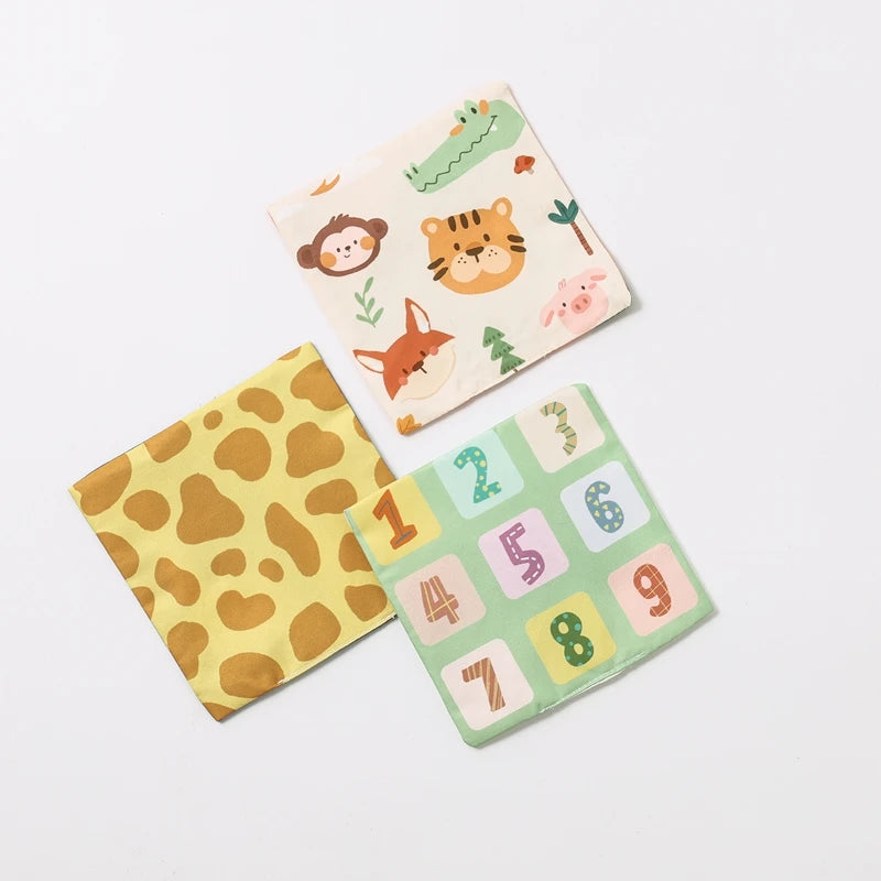 Montessori Katoenen Tissue Box - Sensorisch Speelgoed voor Peuters