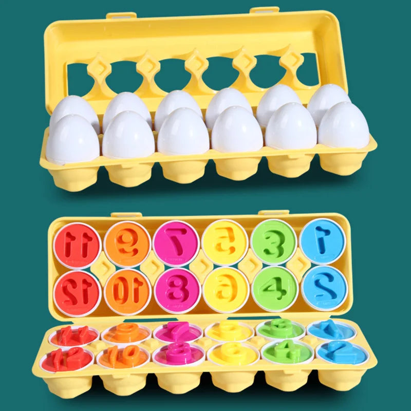 Montessori Eieren Schroef Puzzel - 3D Educatief Speelgoed Peuters