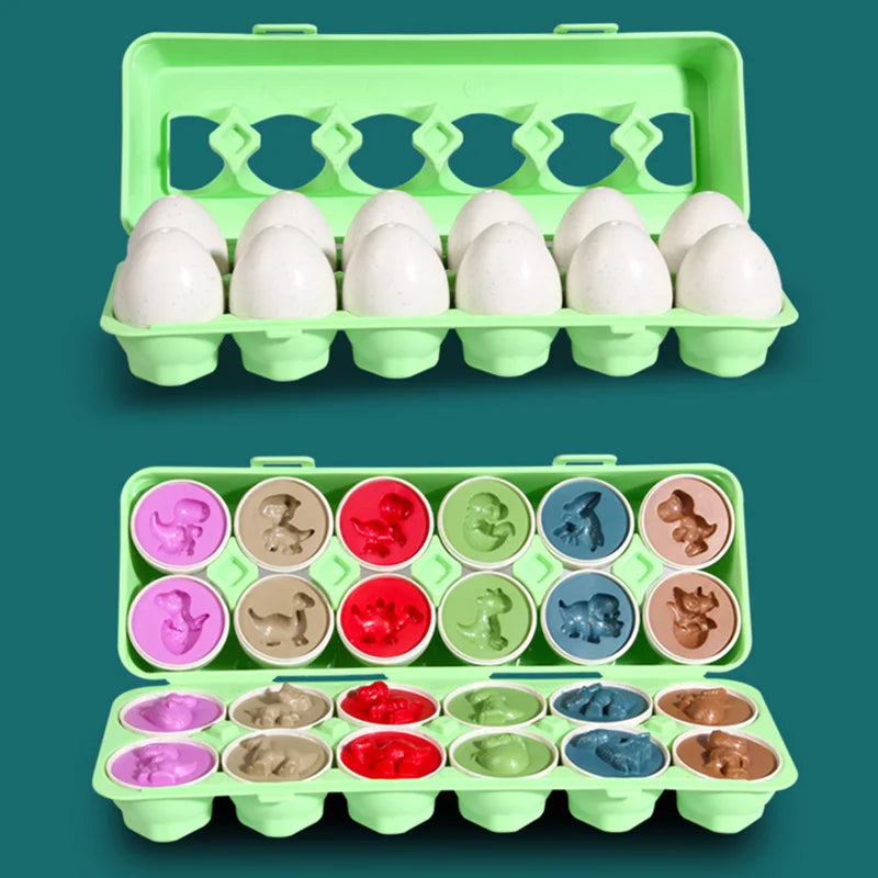 Montessori Eieren Schroef Puzzel - 3D Educatief Speelgoed Peuters