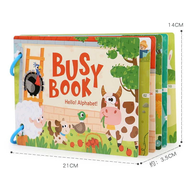 Montessori Herbruikbare Stickerboeken - DIY Leer Puzzels