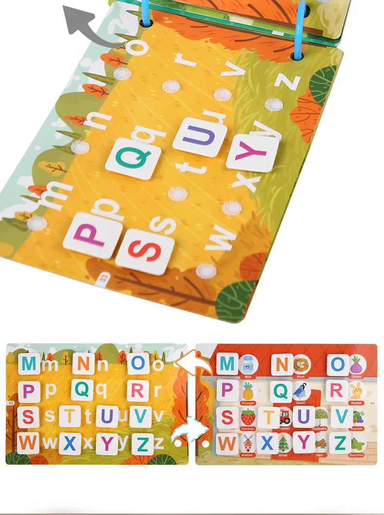 Montessori Herbruikbare Stickerboeken - DIY Leer Puzzels