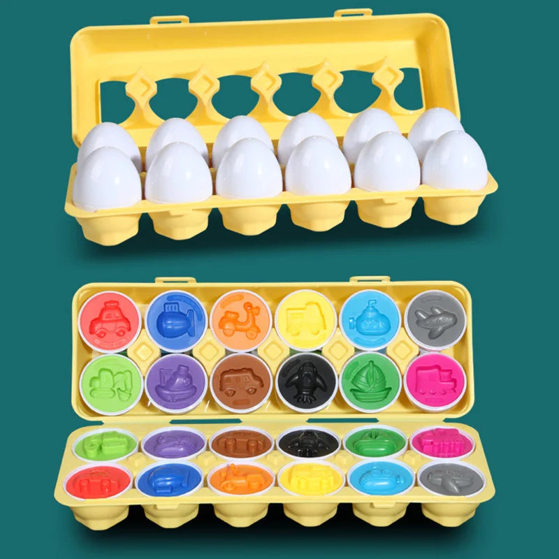 Montessori Eieren Schroef Puzzel - 3D Educatief Speelgoed Peuters