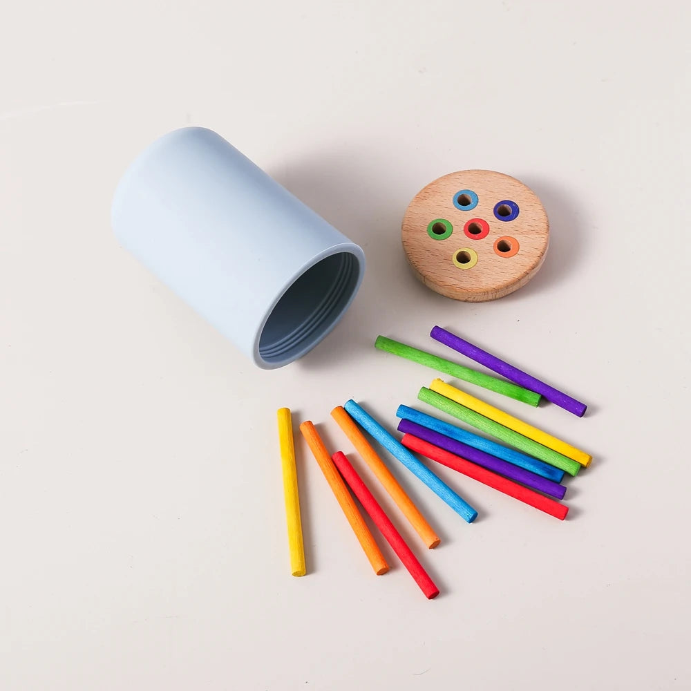 Montessori siliconen sorteer- en vormenset – leren door spelen