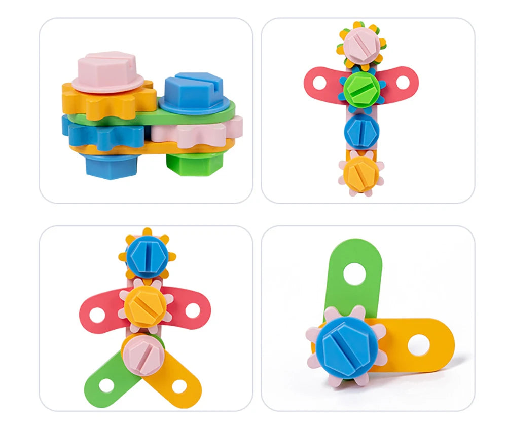 Boîte à outils en bois pour enfants - Jeux de rôle éducatifs
