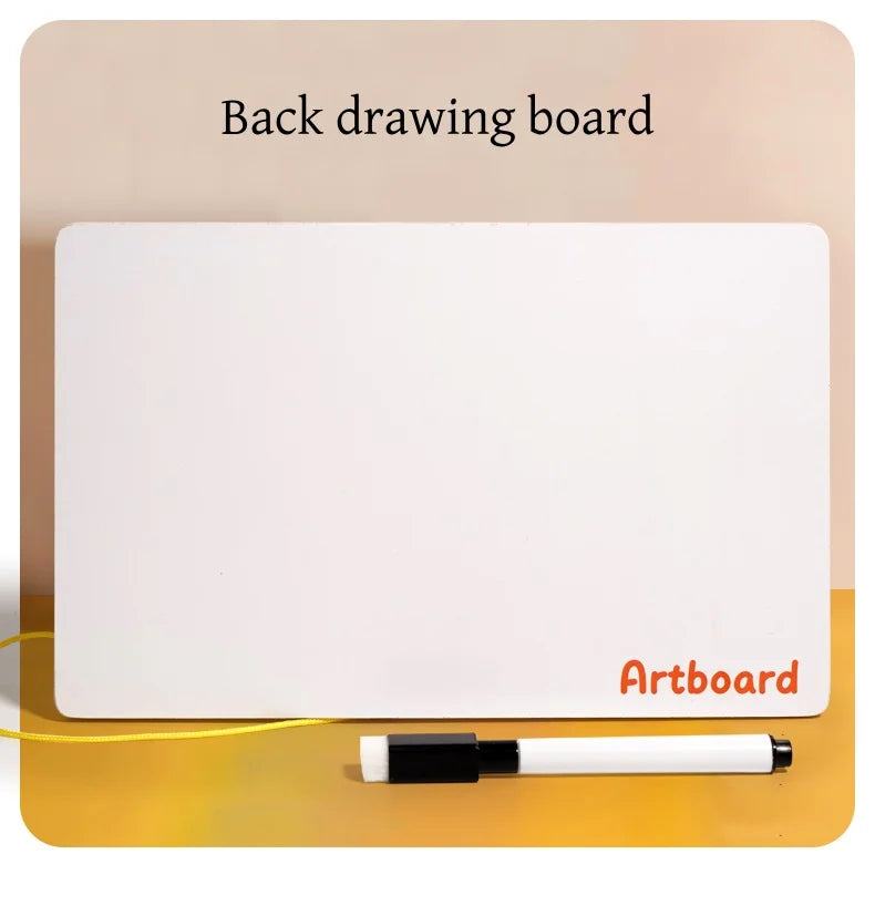 2-in-1 Magnetisch Leerbord - Engels Leren door Kleuren & Tekenen