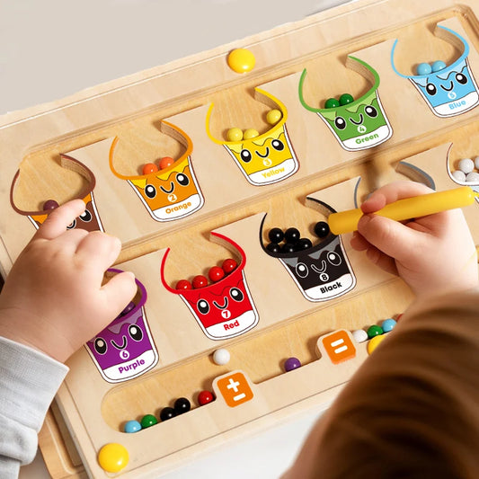 2-in-1 Magnetisch Leerbord - Engels Leren door Kleuren & Tekenen