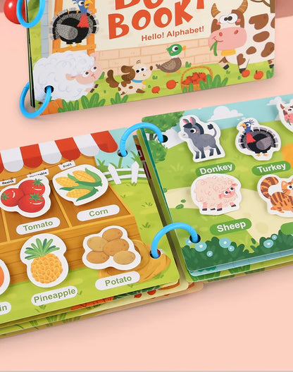 Montessori Herbruikbare Stickerboeken - DIY Leer Puzzels