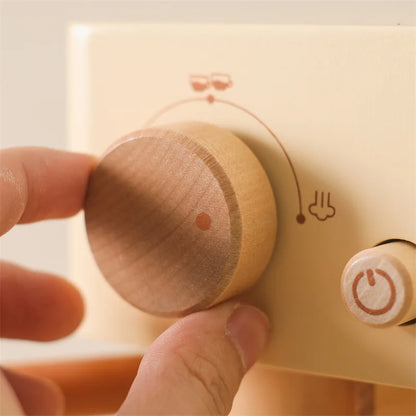 Machine à café en bois – jeu de rôle dans la cuisine enfant