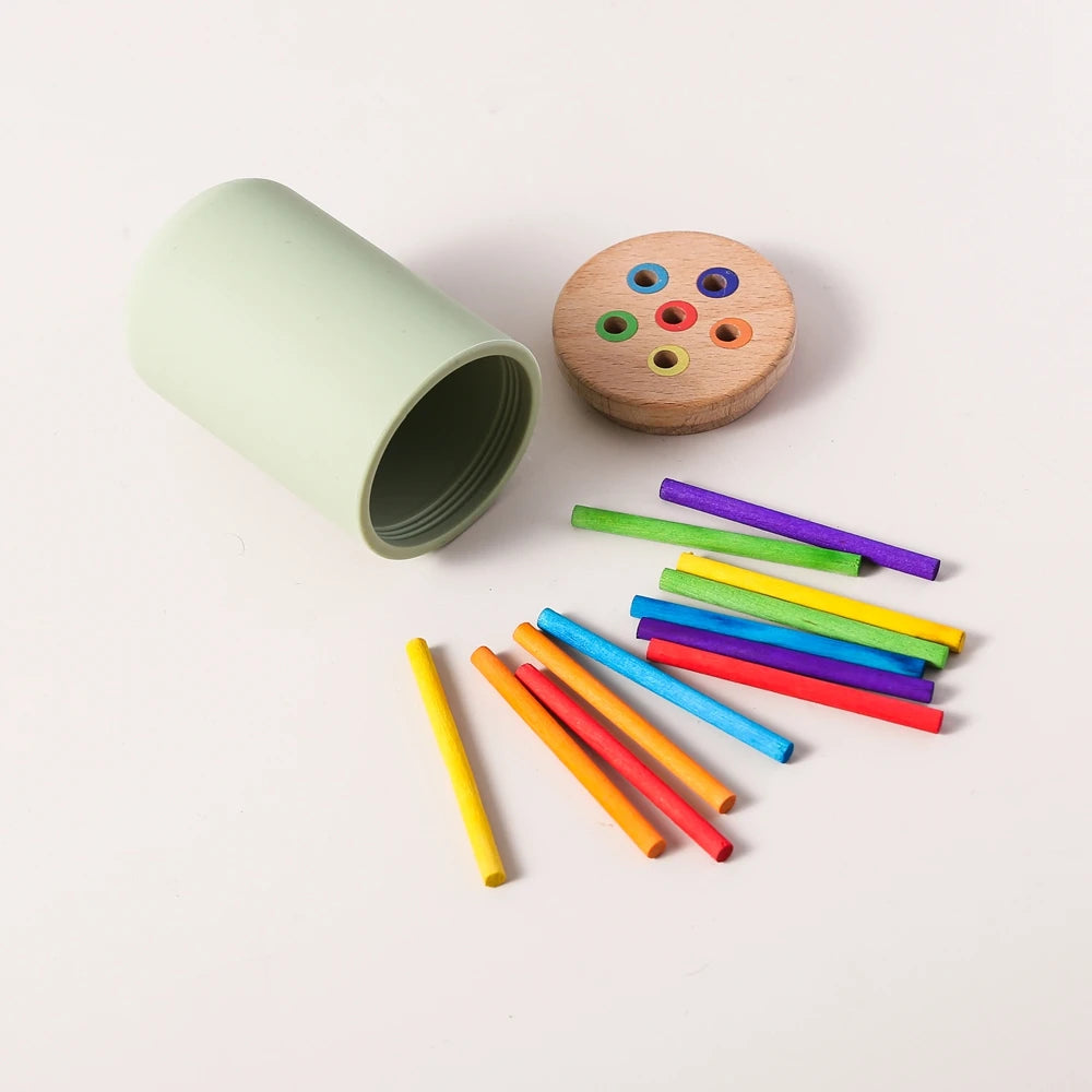Montessori siliconen sorteer- en vormenset – leren door spelen