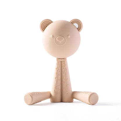 Anneau de dentition en silicone - Jouet de dentition pour bébé sans BPA