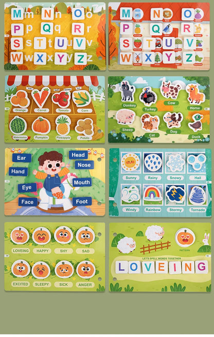 Montessori Herbruikbare Stickerboeken - DIY Leer Puzzels