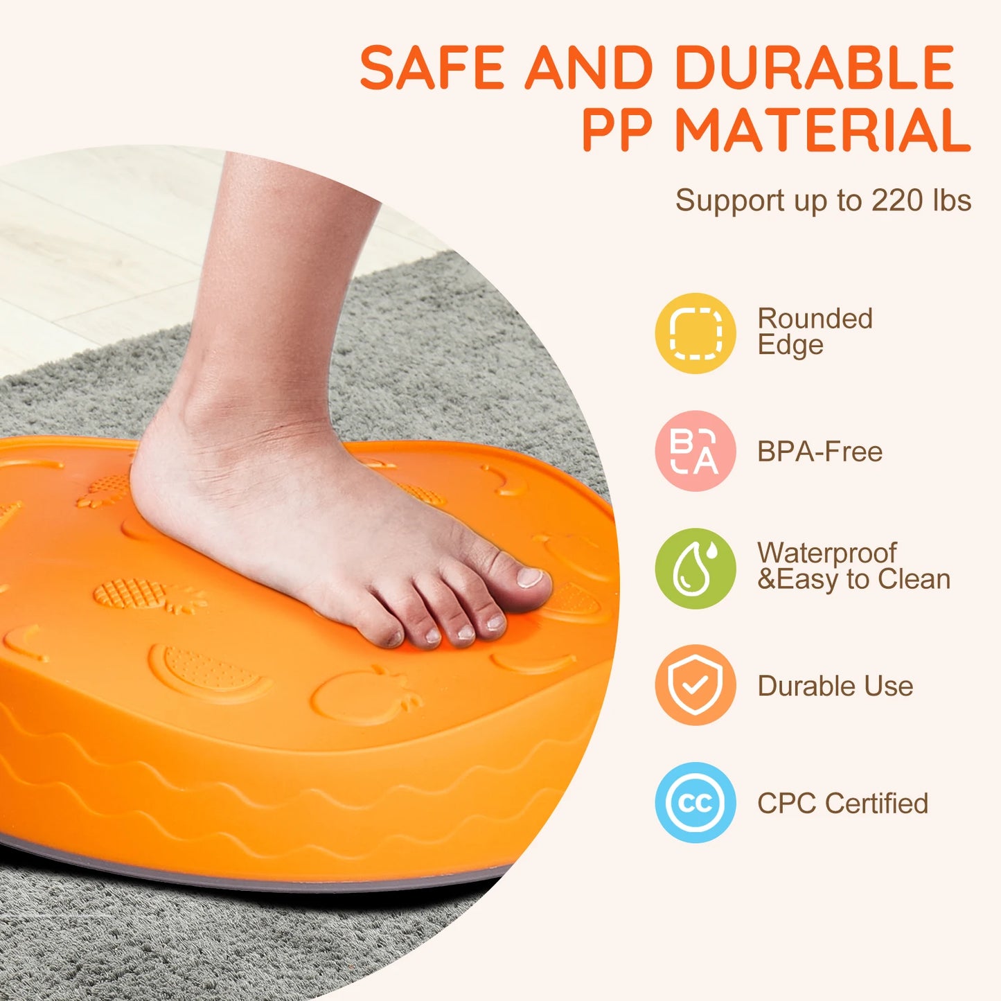 Montessori Balanceer Stapstenen Set - 5 Stuks Sensorisch Speelgoed