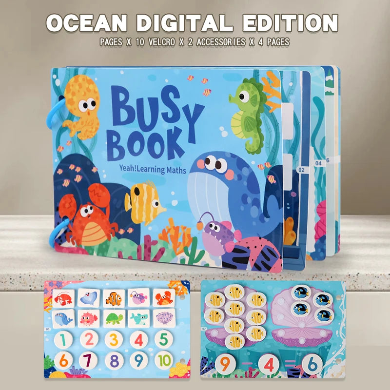 Montessori Herbruikbare Stickerboeken - DIY Leer Puzzels