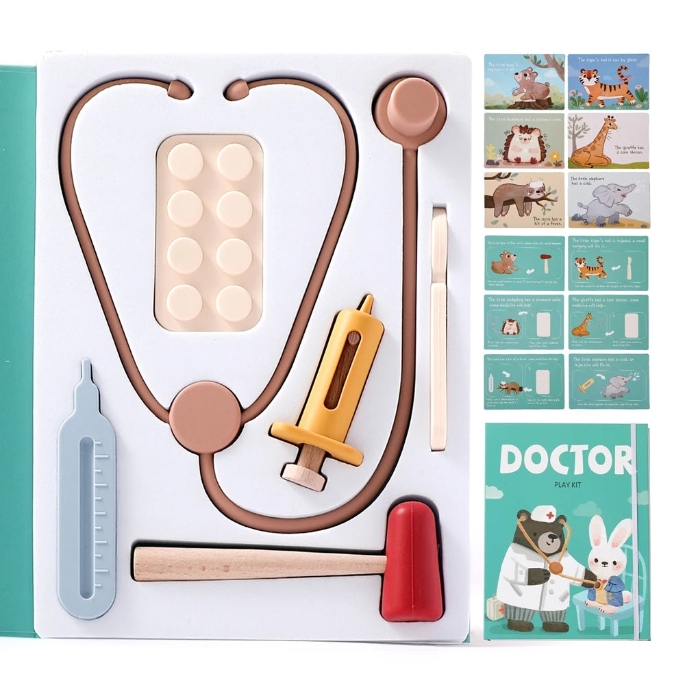 Siliconen Dokterspeelset - Educatief Rollenspel voor Kinderontwikkeling 3+