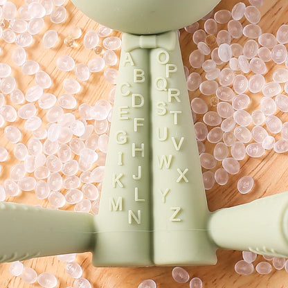 Anneau de dentition en silicone - Jouet de dentition pour bébé sans BPA