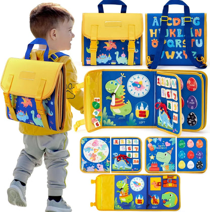 Montessori Busy Board - Apprendre l'anglais par la découverte et le jeu