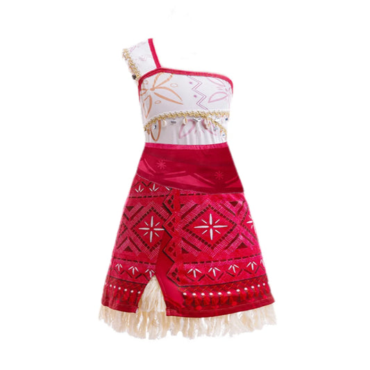 Vaiana- Moana Prinsessenjurk - Oceaan Avontuur Verkleedjurk voor Meisjes