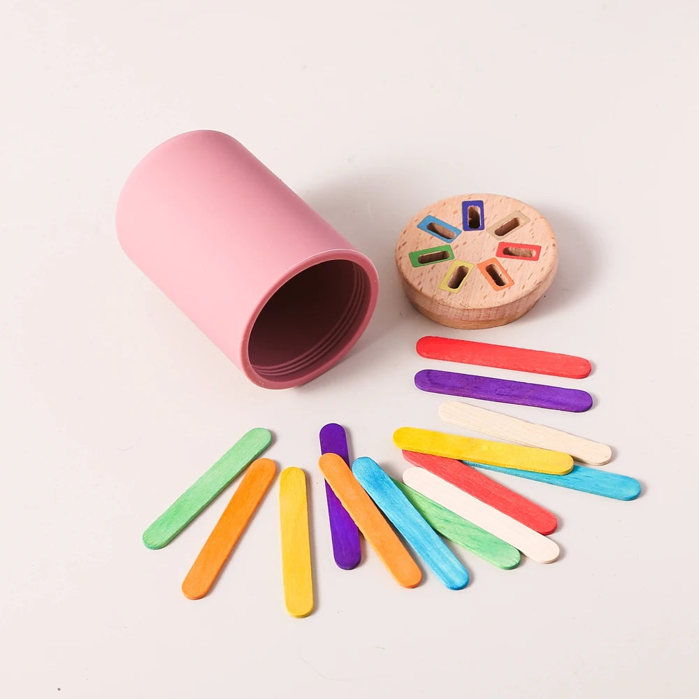 Montessori siliconen sorteer- en vormenset – leren door spelen