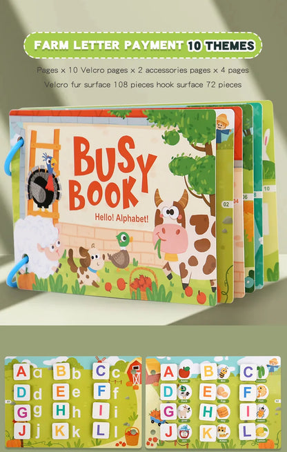 Montessori Herbruikbare Stickerboeken - DIY Leer Puzzels