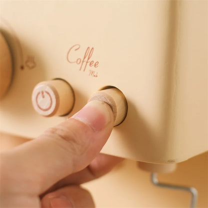 Machine à café en bois – jeu de rôle dans la cuisine enfant