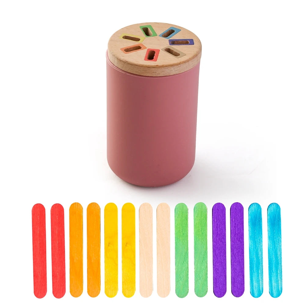 Montessori siliconen sorteer- en vormenset – leren door spelen