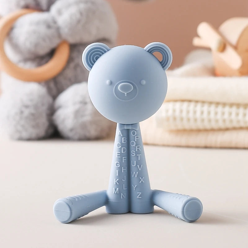 Siliconen Bijtring - Veilig BPA-Vrij Babyspeelgoed voor Doorkomende Tandjes