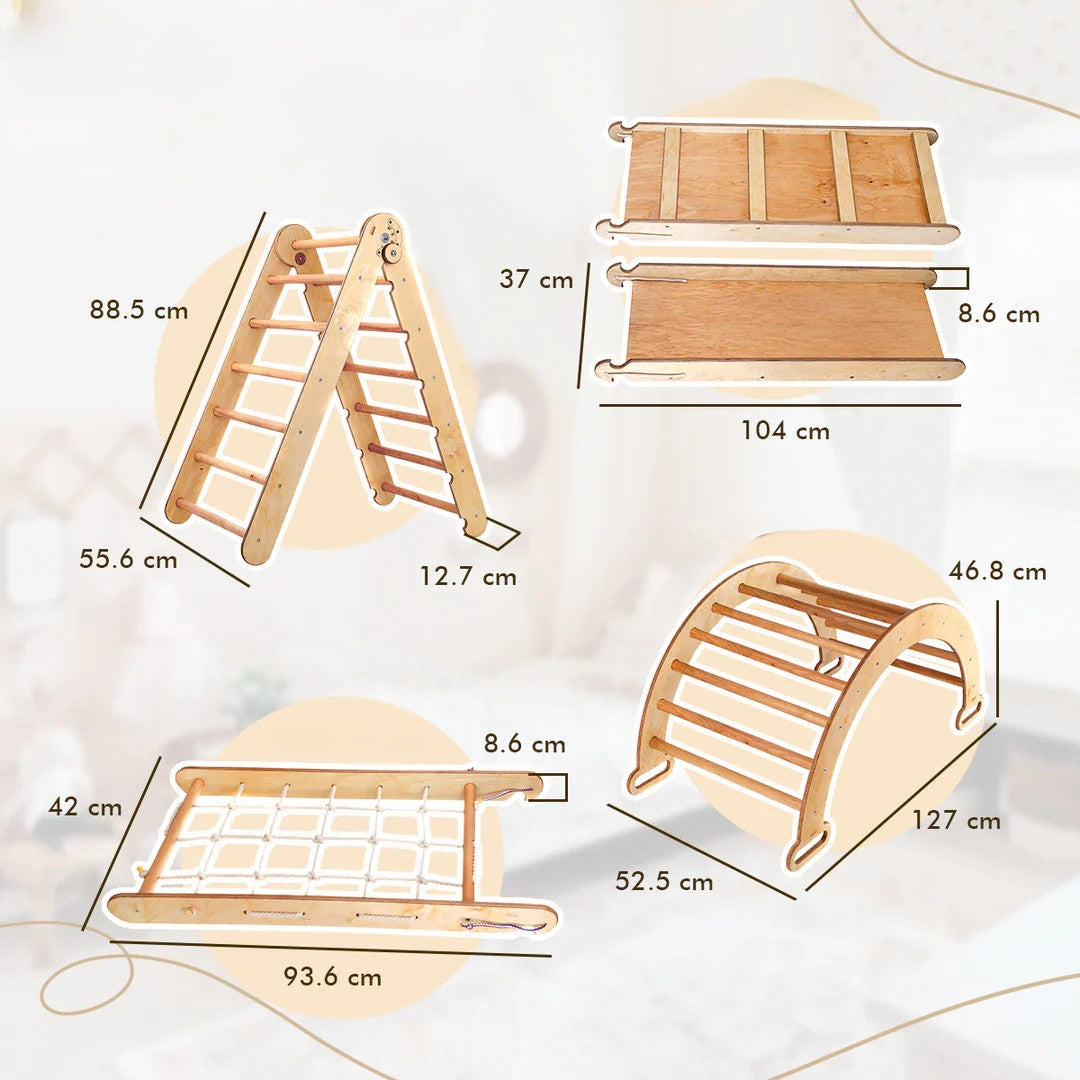 7-in-1 Montessori Klimset - Complete Ontwikkelingsset voor Kinderen 1-7 jaar
